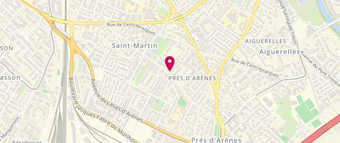 Plan de Atelier des Pains & Gourmandises, 723 avenue du Maréchal Leclerc, 34000 Montpellier