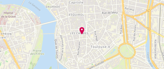 Plan de Maison Beauhaire, 19A place des Carmes, 31000 Toulouse