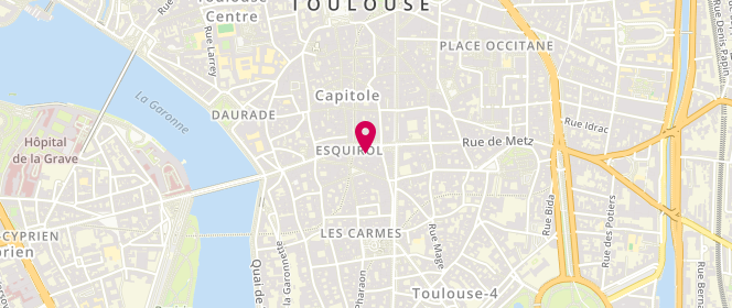 Plan de La Mie Câline, 9 Place Esquirol, 31000 Toulouse
