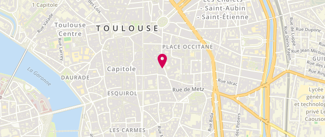 Plan de Boulangerie Saint-Georges, 6 place Saint-Georges, 31000 Toulouse