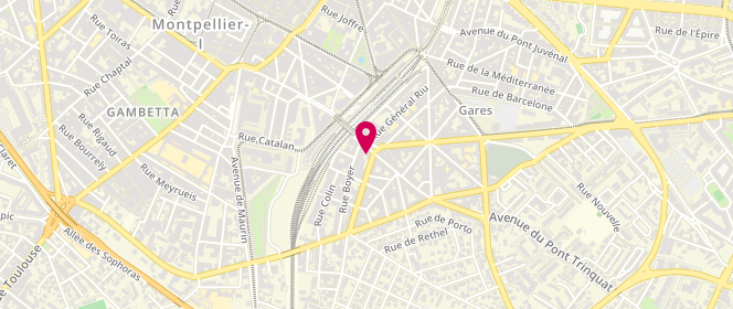 Plan de Pain d'Epi, 11 Rue Frédéric Bazille, 34000 Montpellier
