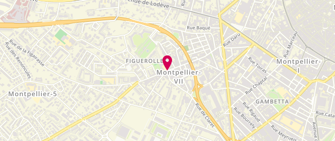 Plan de PANA, 79 Rue du Faubourg Figuerolles, 34070 Montpellier