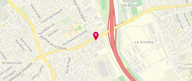 Plan de Les Fromentiers, 156 avenue Jean Chaubet, 31500 Toulouse