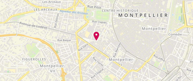 Plan de Les Délices du Sud, 50 Rue du Faubourg du Courreau, 34000 Montpellier