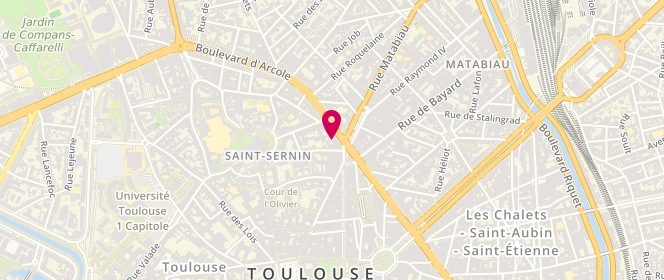 Plan de Le Fournil des Boulevards, 39 Boulevard de Strasbourg, 31000 Toulouse