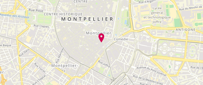 Plan de Chez Fels, 3 Jean Moulin, 34000 Montpellier