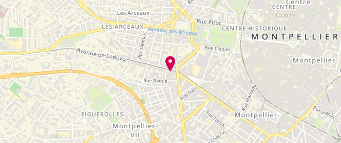 Plan de Boulangerie Artisanale MOP, 5 avenue de Lodeve, 34070 Montpellier