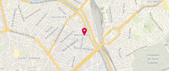 Plan de Briocherie des 3J - Boulangerie Campaillette, 70 Rue de Bayard, 31000 Toulouse