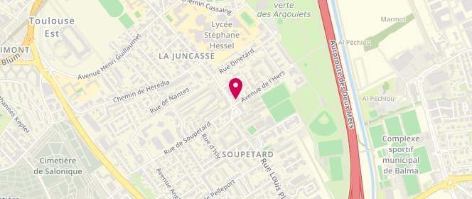 Plan de Maison Monredon, 1 avenue de l'Hers, 31500 Toulouse