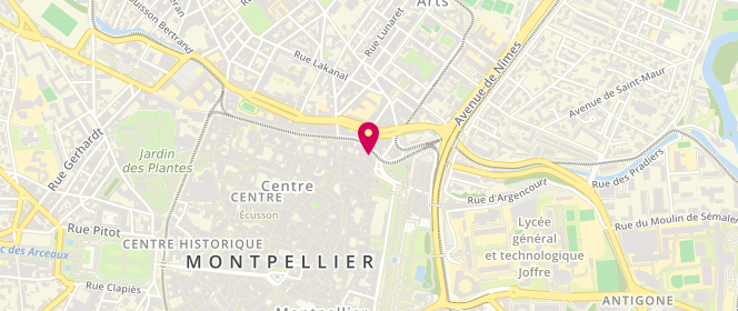 Plan de Gabriel Créateur de Gourmandises, 16 Boulevard Louis Blanc, 34000 Montpellier