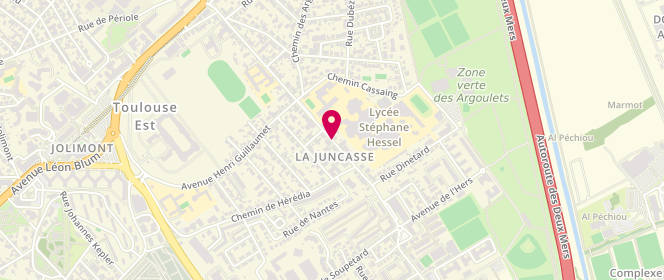 Plan de T & C Boulangerie, 101 Rue Louis Plana, 31500 Toulouse