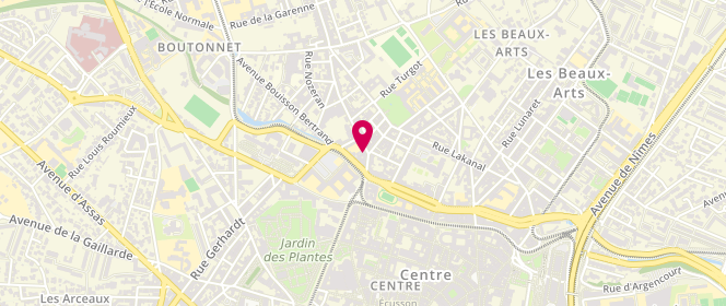Plan de Au Rythme du Pain, 11 Rue du Faubourg Boutonnet, 34090 Montpellier