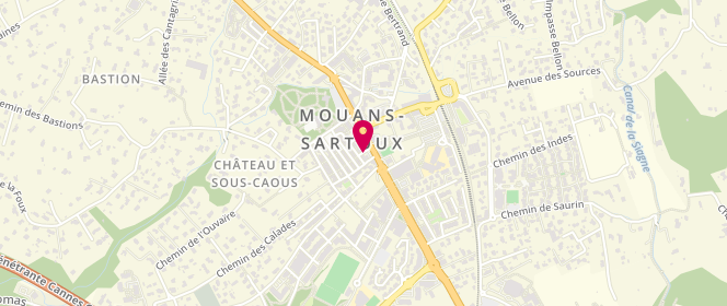 Plan de Boulangerie-Patisserie de l'Epi d'Or, Place du Général Leclerc, 06370 Mouans-Sartoux