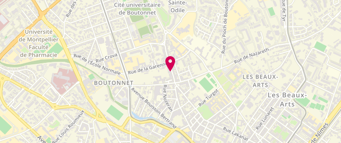 Plan de Aux Delices du Faubourg, 69 Rue du Faubourg Boutonnet, 34090 Montpellier