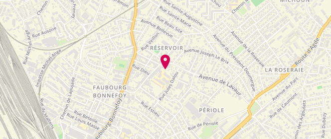 Plan de Au Bon Quignon, 76 Avenue de Lavaur, 31500 Toulouse