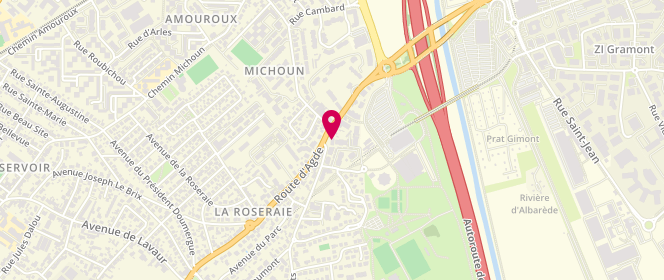 Plan de La Roseraie, 60 Route d'Agde, 31500 Toulouse