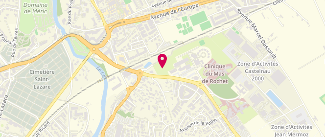 Plan de Boulangerie Marie Blachere, 435 avenue Georges Frêche, 34170 Castelnau-le-Lez