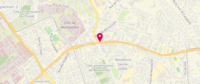 Plan de La Paneria, 37 Avenue Justice de Castelnau, 34090 Montpellier