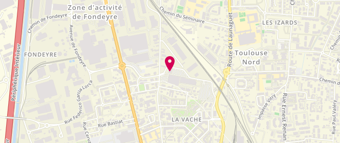 Plan de Boulangerie Ange, 140 avenue de Fronton, 31200 Toulouse