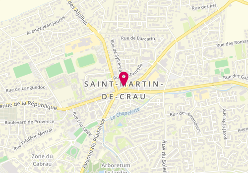Plan de Boulangerie Coulin, 8 Place Dr J. Bagnaninchi, 13310 Saint-Martin-de-Crau