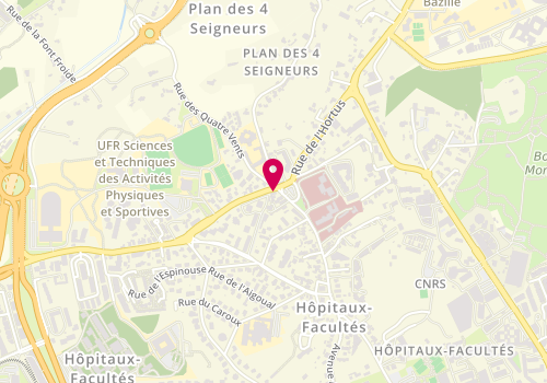 Plan de Boulangerie des Quatre Seigneurs, 1039 avenue Abbé Paul Parguel, 34090 Montpellier