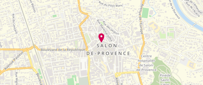 Plan de Le Fournil de l'Horloge, 96 Rue de l'Horloge, 13300 Salon-de-Provence