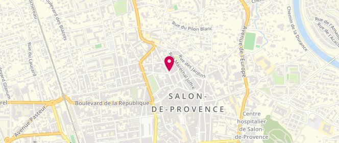 Plan de Le Fournil de Sandy, 5 Rue Pontis, 13300 Salon-de-Provence