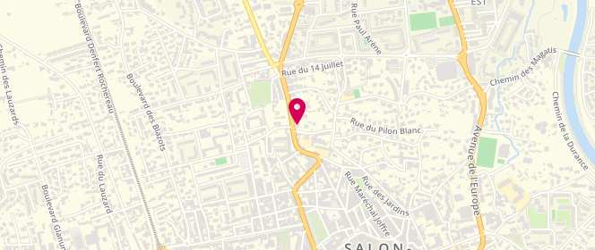 Plan de Le Boulevard des Délices, 188 Boulevard Ledru Rollin, 13300 Salon-de-Provence