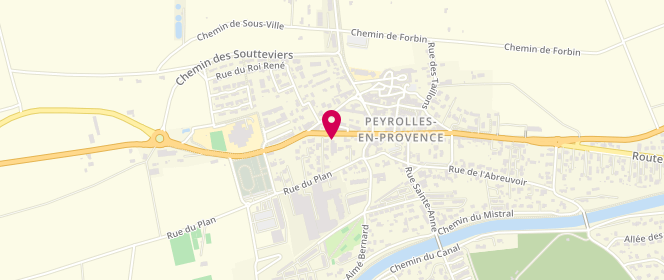 Plan de Le pétrin de Fanny, 6 avenue Charles de Gaulle, 13860 Peyrolles-en-Provence