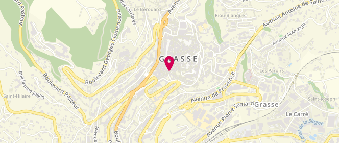 Plan de Le croissant rose, 24 Rue Jean Ossola, 06130 Grasse