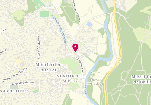 Plan de Boulangerie Pâtisserie Claudette, 125 Mnt des Picadous, 34980 Montferrier-sur-Lez