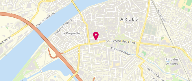 Plan de Le Fournil des Lices, 8 Boulevard Georges Clemenceau, 13200 Arles