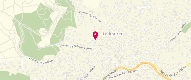 Plan de Au Pain de Paul, 64 Route de Nice, 06650 Le Rouret