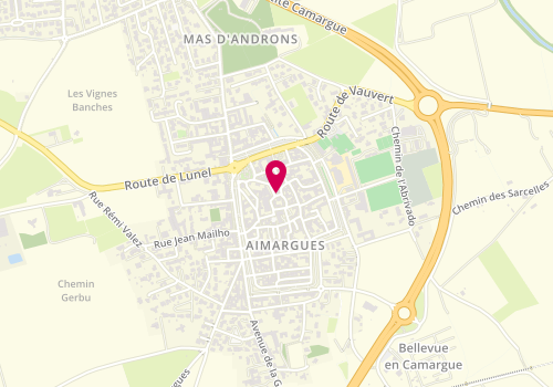 Plan de La Petrie, 6 Place Place Mont Redon, 30470 Aimargues