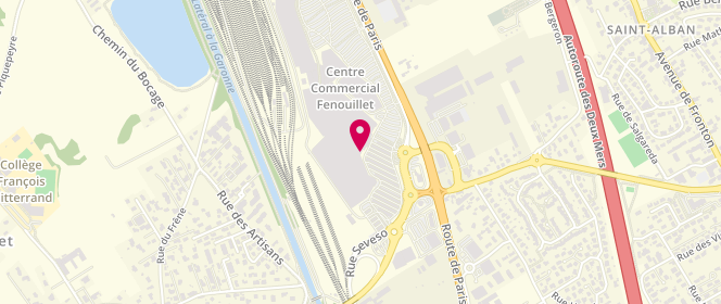 Plan de Boréa, Centre Commercial Géant Casino, Zone Industrielle de Saint-Jory Route Nationale 20
19 Rue des Usines, 31150 Fenouillet