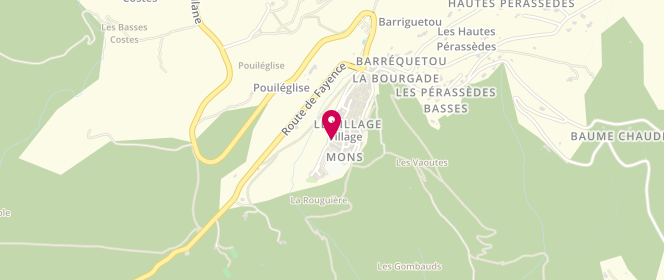 Plan de Boulangerie de Mons, 5 Rue Maurice Brunet, 83440 Mons