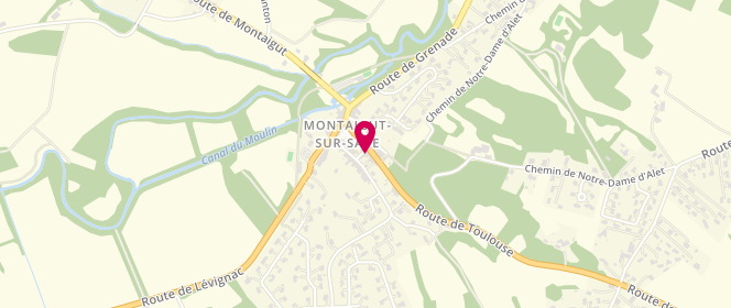 Plan de Le Délicio, 16 Route de Toulouse, 31530 Montaigut-sur-Save