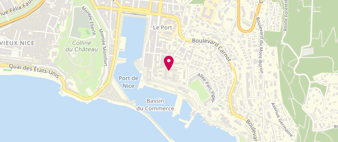 Plan de Fournil St Honore, 9 Bis Boulevard Franck Pilatte, 06300 Nice