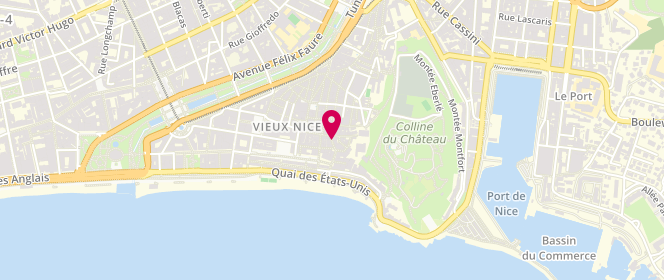 Plan de Fournil Zielinska, 4-6 Rue Jules Gilly, 06000 Nice