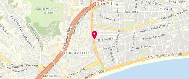 Plan de Boulangerie du Soleil, 18 Boulevard François Grosso, 06000 Nice