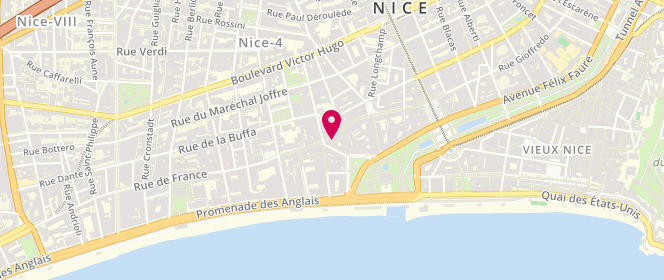 Plan de Chez Maître Pierre, 41 Rue Massena, 06000 Nice