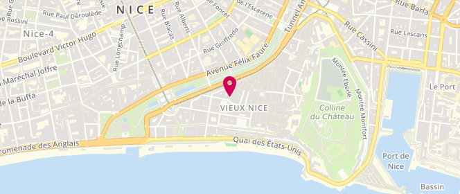 Plan de Boulangerie du Palais, 21 Rue du Marché, 06300 Nice