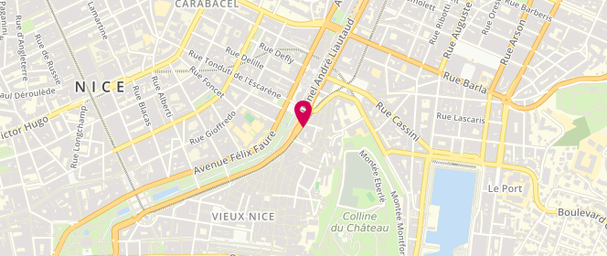 Plan de Isula Nissa Jean, 8 Boulevard Jean Jaurès, 06300 Nice