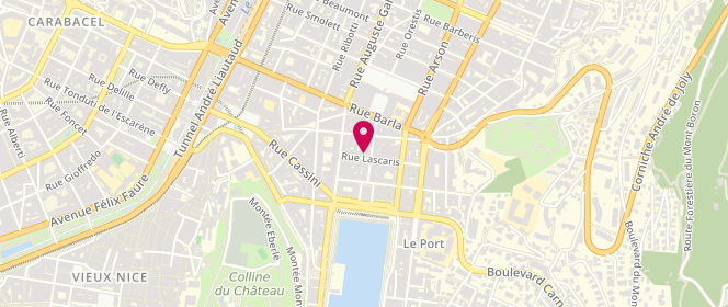 Plan de Boulangerie Maritime, 11 Rue Lascaris, 06300 Nice