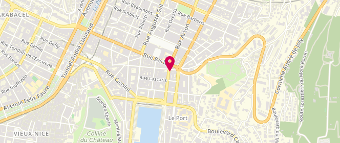 Plan de Boulangerie Lagache, 20 Rue Arson, 06300 Nice