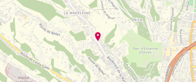 Plan de Le Petit Moulin, 144 Boulevard de la Madeleine, 06000 Nice