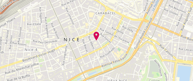 Plan de Boulangerie la Niçoise, 21 Rue Gubernatis, 06000 Nice