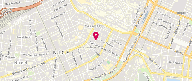 Plan de Pain & Patisserie Carabacel, 9 Rue Pastorelli, 06000 Nice