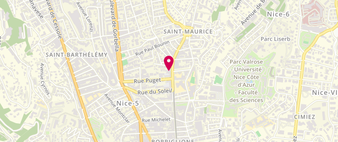 Plan de Carrefour City, 73 avenue Alfred Borriglione, 06100 Nice