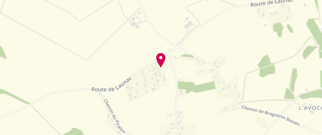 Plan de BARTHIER Laurent, Route Launac, 31330 Larra